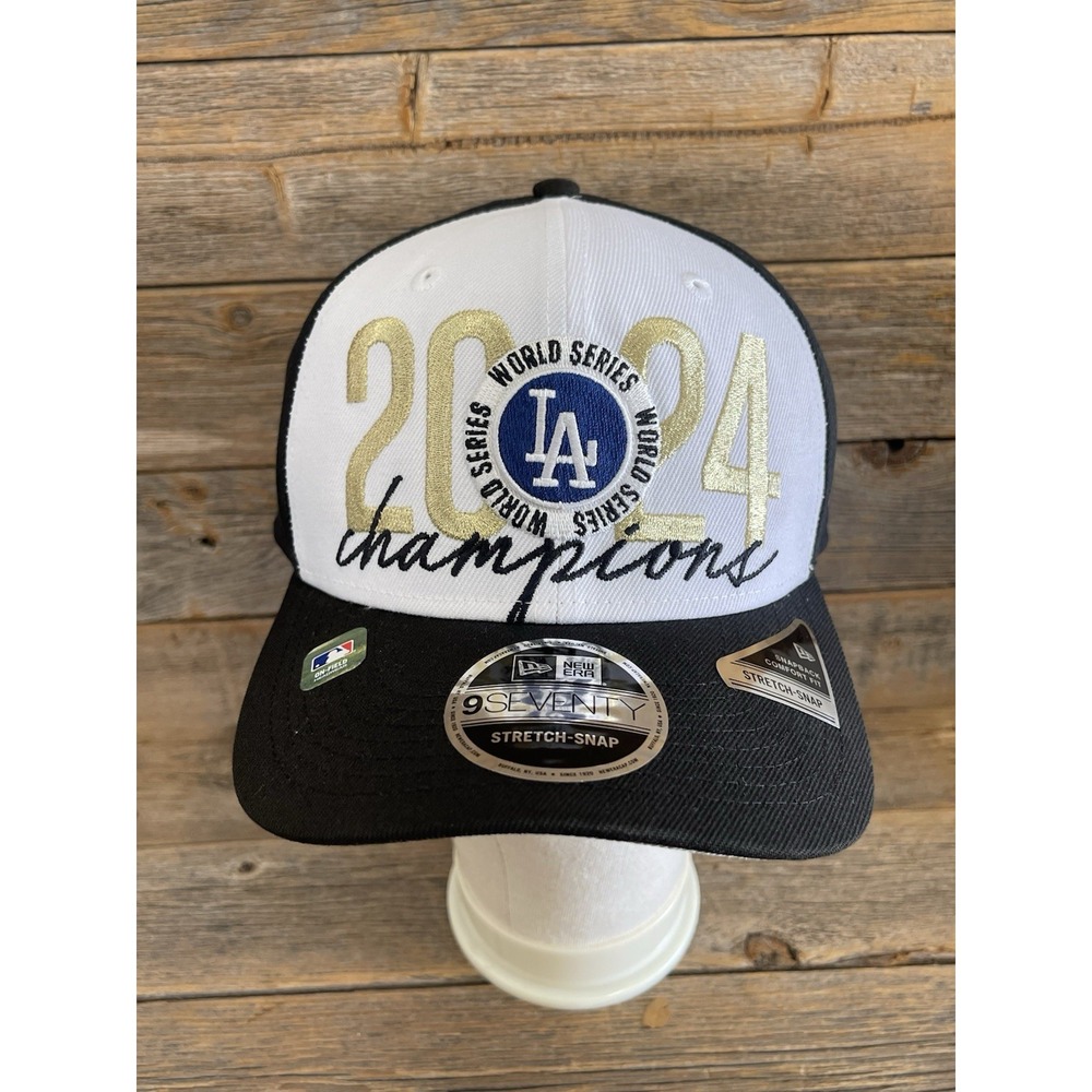 Los Angeles Dodgers New Era 2024 World Series Champions Locker Room Hat Cap 🧢 - Picture 3 of 9